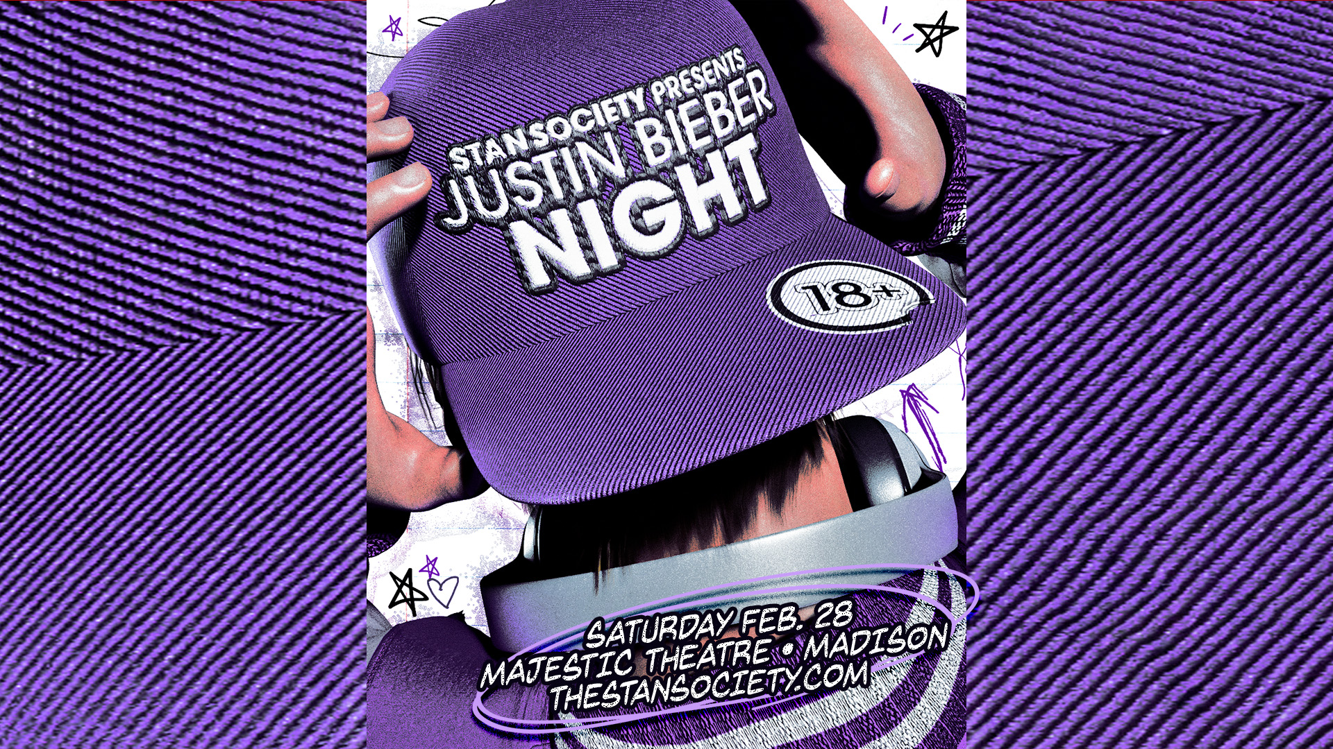 Justin Bieber Night at Majestic Theatre | Madison, Wisconsin on February 28, 2026